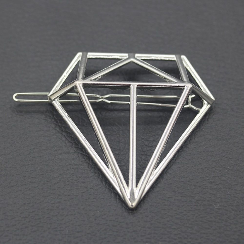 NEW Silver Diamond Hair Clip